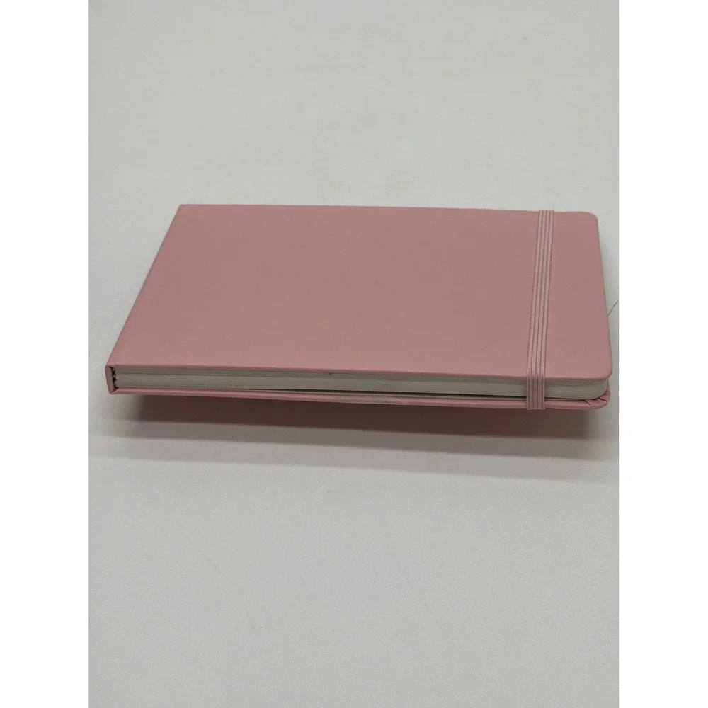 Pink Hardcover Watercolor Sketchbook Landscape Journal with Water Brush Pen Set